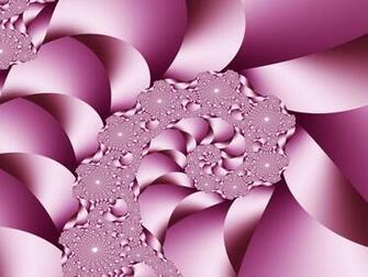 April Spiral Fractal Pink And White Art Home Buy
