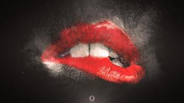 Lip Biting Wallpaper Sexy Lips Bite Mouth Teeth