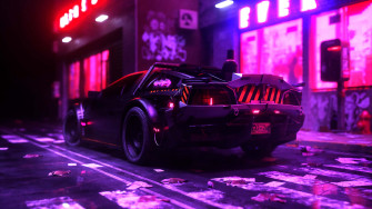 Delorean 4k Wallpaper