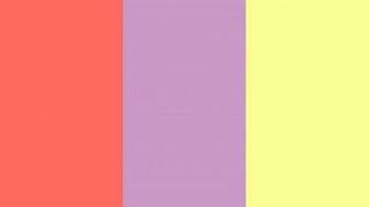 Pastel Red Violet And Yellow Three Color Background