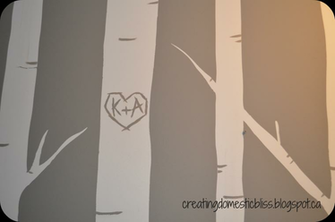 Anthropologie Wallpaper Trees A Painted Birch Tree Wall
