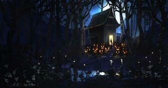 Scary Halloween Background Background
