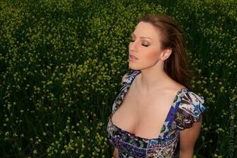 Jordan Carver Flowers Photoshoot