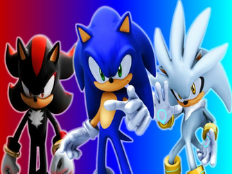 Sonic Shadow And Silver New Wallpaper2 By