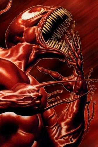 Venom I4 Drawns Cartoons Wallpaper For iPhone