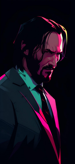 John Wick Dark Art Wallpaper Cool Movie For iPhone