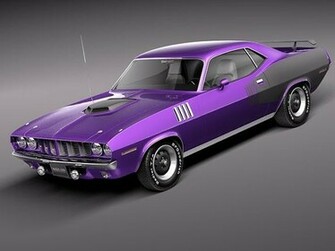 Plymouth Hemi Cuda Barracuda 3d Model
