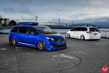 Vossen Wheels Tuning Toyota Sienna Wallpaper