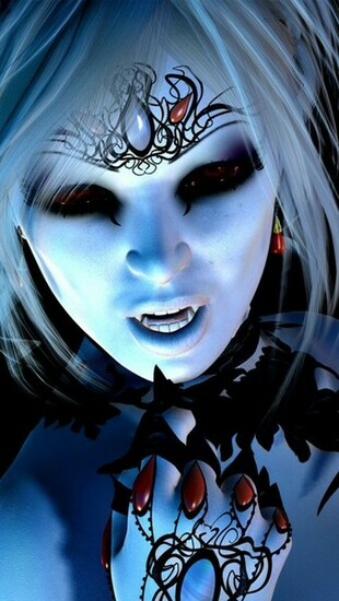 Female Vampire Wallpaper iPhone
