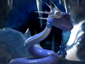 Pokemon Oc Dragonair One Of My First 3d Models