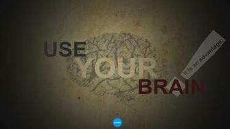 Use Your Brain Wallpaper