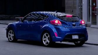 Wallpaper Hyundai Blue Side Street