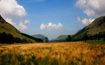 Valley Cornfield Hills Wallpaper HD Girls