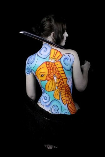 V Cut Boyama Sanat HD Body Painting Wallpaper Duvar Ka Tlar