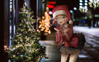 Anime Christmas HD Wallpaper