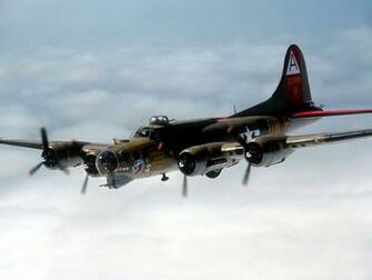Flying Fortress Wallpaper B Stock Photos