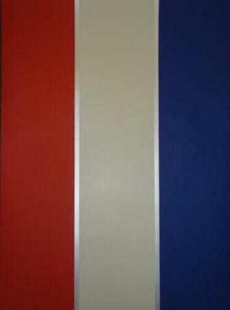 Wide Stripe Red White Blue Silver Striped Wallpaper Olivia Ii