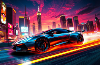 Dual Monitor Car Wallpaper