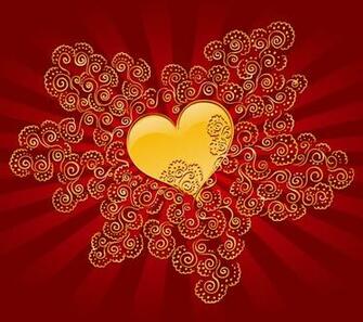 Tags Yellow Heart On Red Wallpaper1080x960 Wallpaper