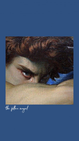 Wallpaper Aesthetic Painting Angel Art