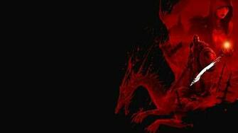 Black And White Wallpaper Dragon Age Blood Red