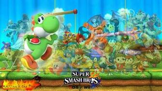 Ssb4 Wallpaper Yoshi By Mazznick