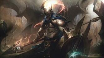 Pantheon League Of Legends Wallpaper Top