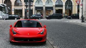 Red Ferrari Italia Car Nice Wallpaper HD