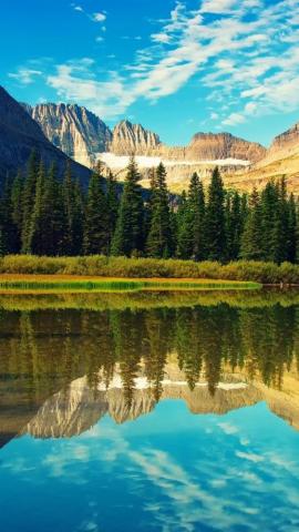 iPhone Wallpaper Rocky Mountains Glacier National