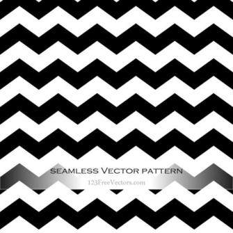 Black And White Zig Zag Background Vector Graphics
