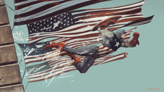 Comic Captain America HD Wallpaper
