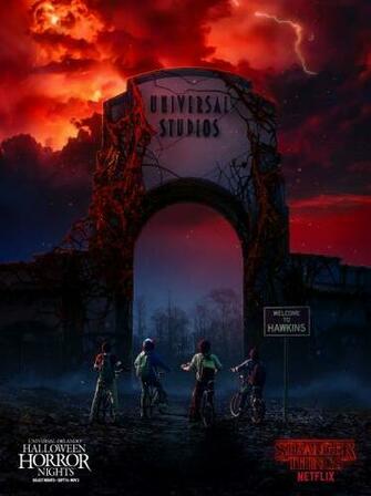 Universal Orlando Close Up Stranger Things Themed