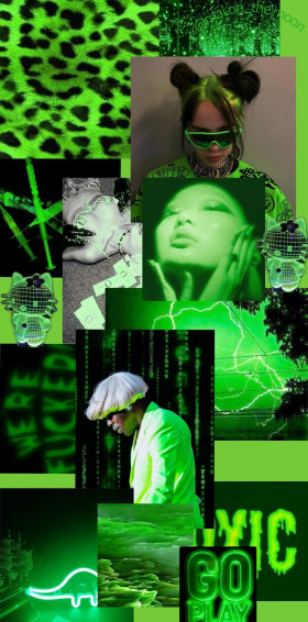 Neon Green Aesthetic Wallpaper