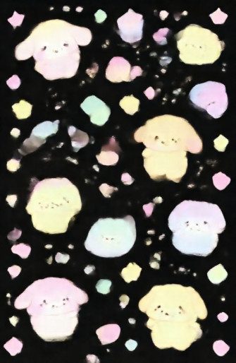 Kawaii Black Wallpaper