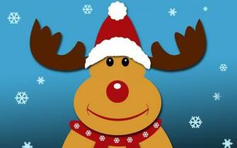 Rudolph The Red Nosed Reindeer Fan Art Wallpaper