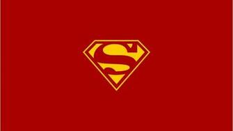 Red Dc Comics Superman Superheroes Logo Simple Wallpaper Clipart
