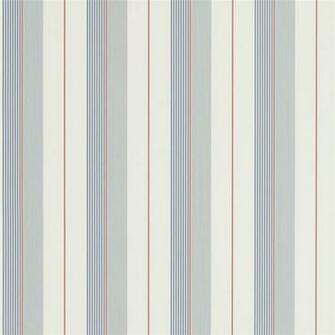 Aiden Stripe Navy Red Cream Wallpaper Ralph Lauren