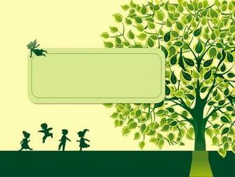 Kids Jumping On Summer Meadow Template For Powerpoint Presentation