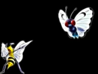 Pokemon Beedrill Butter Black Background 9eo8