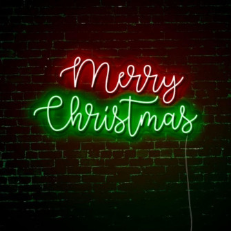 Merry Christmas Led Neon Sign Lagoon Co