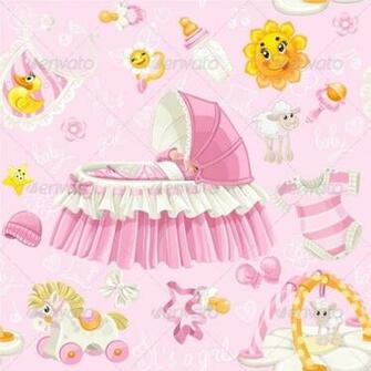Baby Girl Wallpaper Pattern Tinkytyler Org Stock Photos