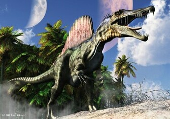Spinosaurus Dinosaurs Photo Wallpaper HD iPhone