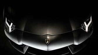 Black Lamborghini Aventador Bonnet Desktop Pc And Mac