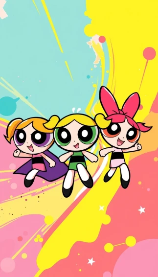 Powerpuff Girls Phone Wallpaper