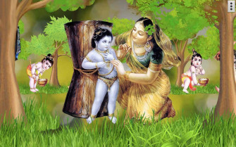 Little Krishna HD Wallpaper