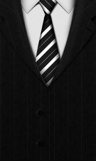 Black Suit Mobile Wallpaper