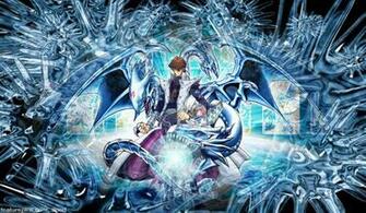 Seto Kaiba Blue Eyes White Dragon Background