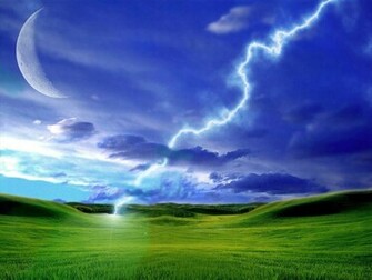 Spring Thunder Pc Desktop Wallpaper