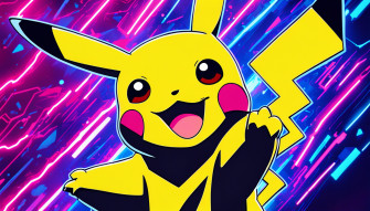 Neon Pikachu Wallpaper