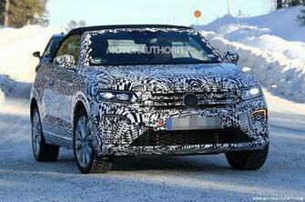 Volkswagen T Roc Cabriolet Spy Shots And Video